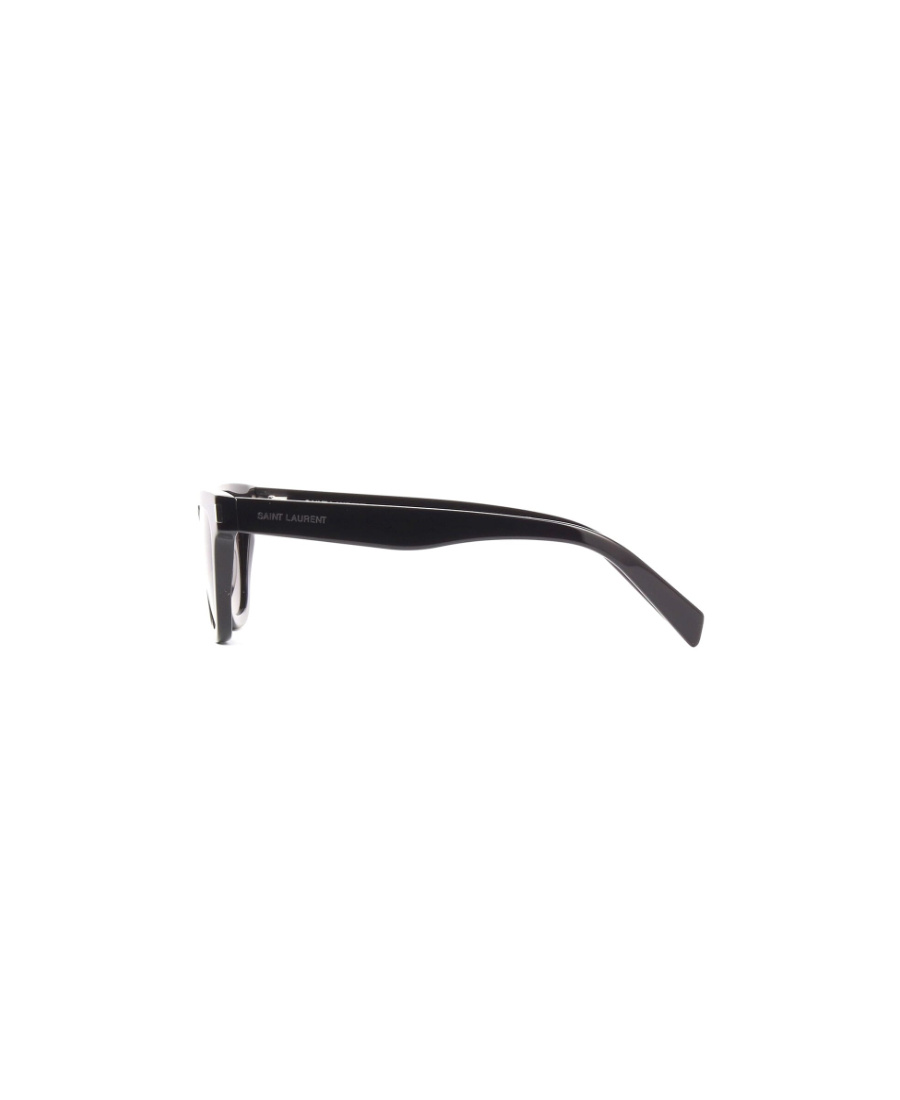 Saint Laurent Logo Sunglasses In Gray