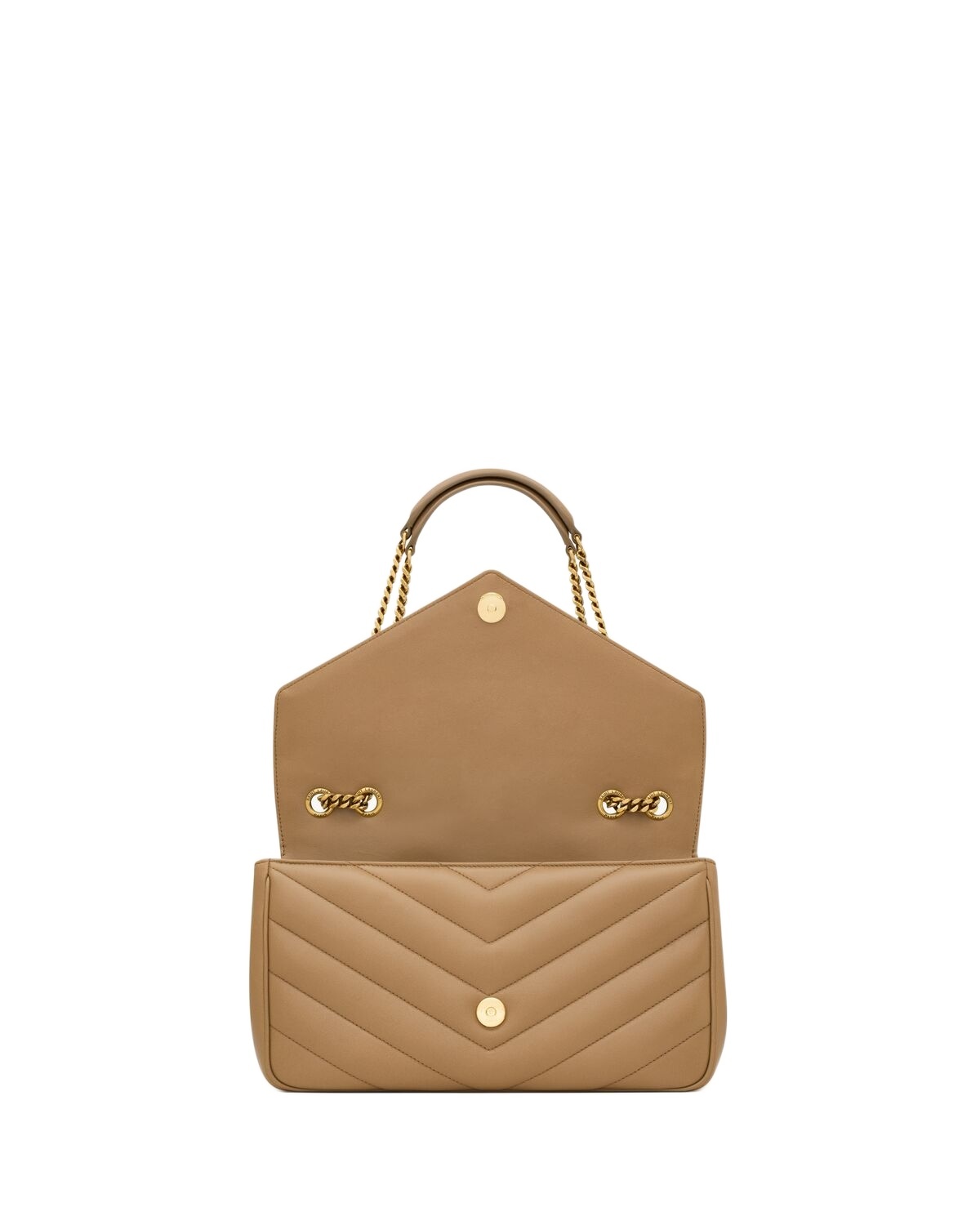 Saint Laurent Loulou Medium In Matelassé Lambskin