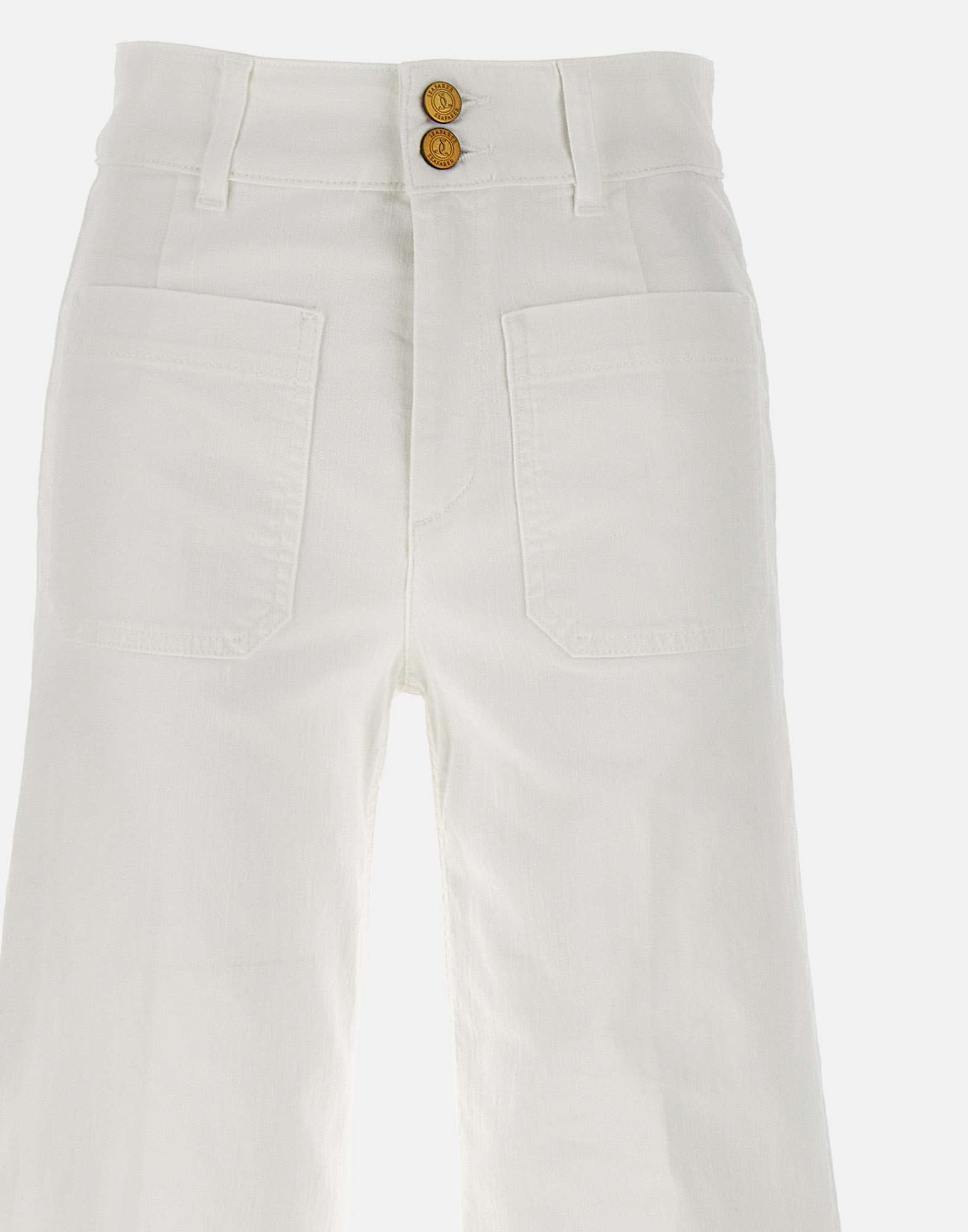 The Seafarer Belt-loop Jeans In White