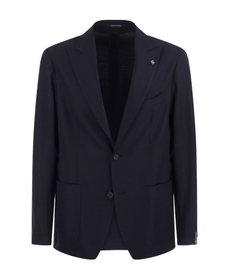Shop Tagliatore Single-breasted Tailored Blazer In Black