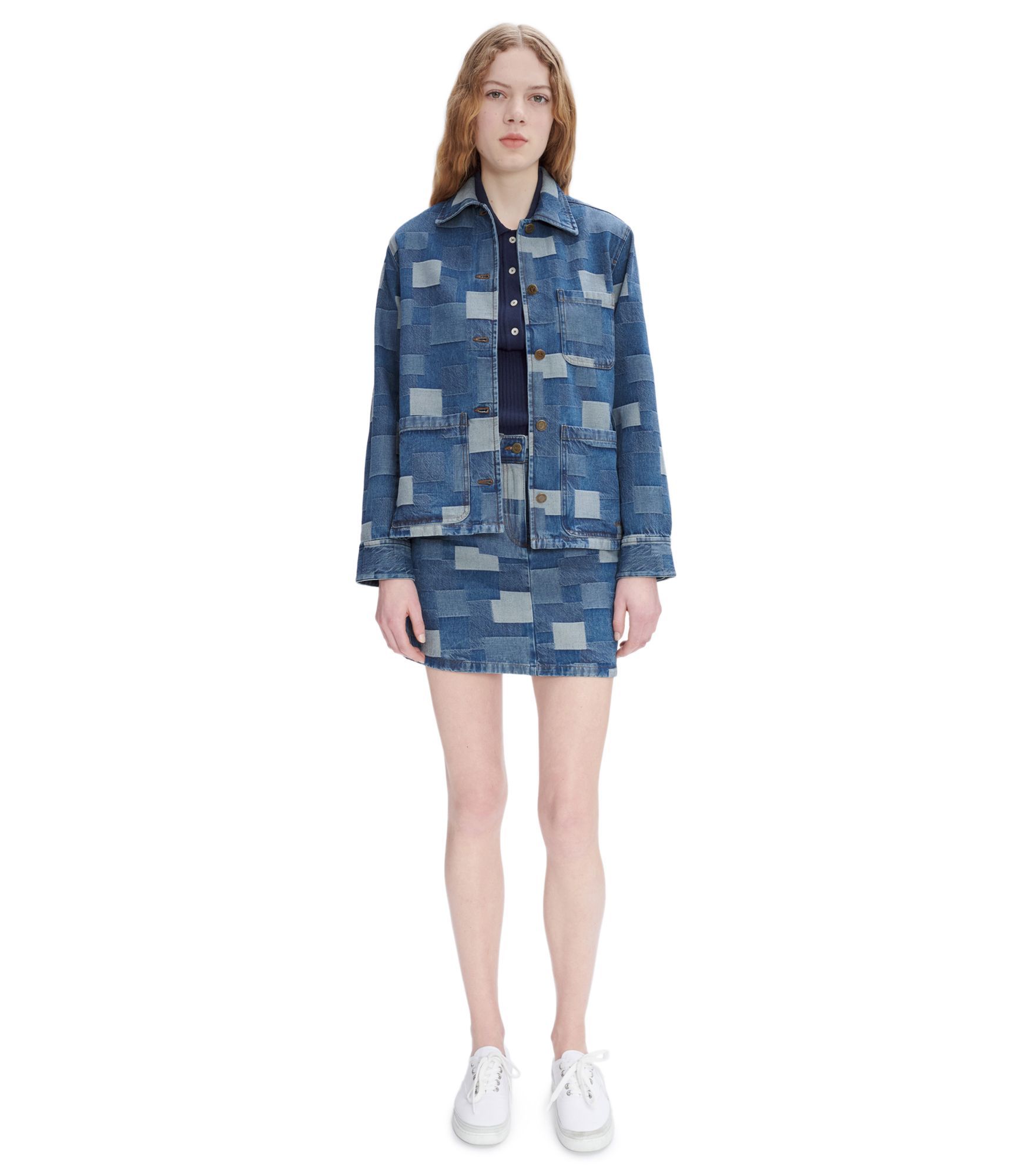 Apc Shirt A. P.c. Woman Color Blue In Blue