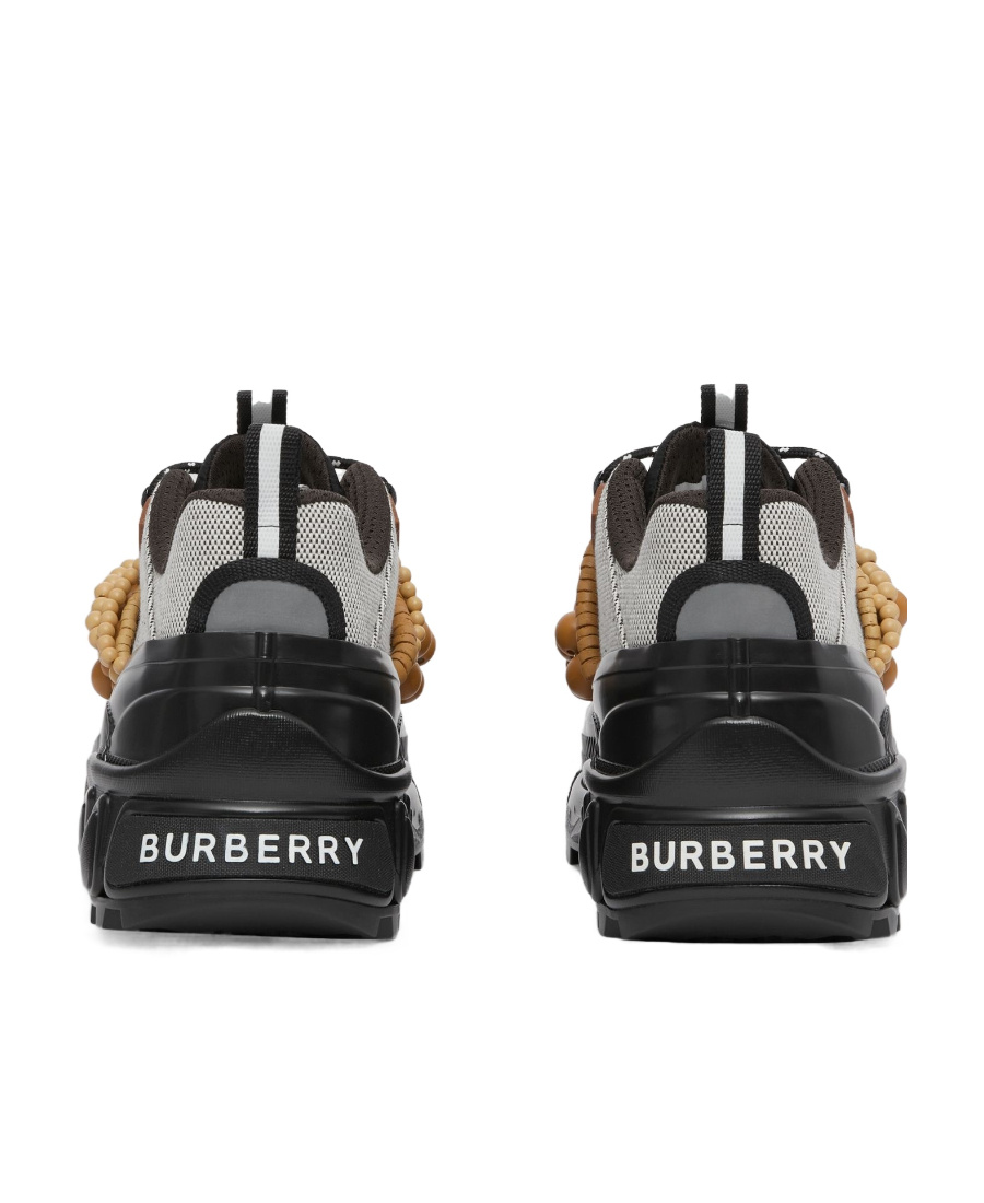 Burberry Arthur Bead-embellished Low-top Sneakers In Black