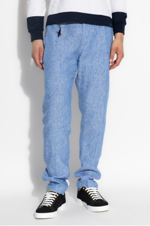 Paul & Shark Belt Loops Slacks In Blue