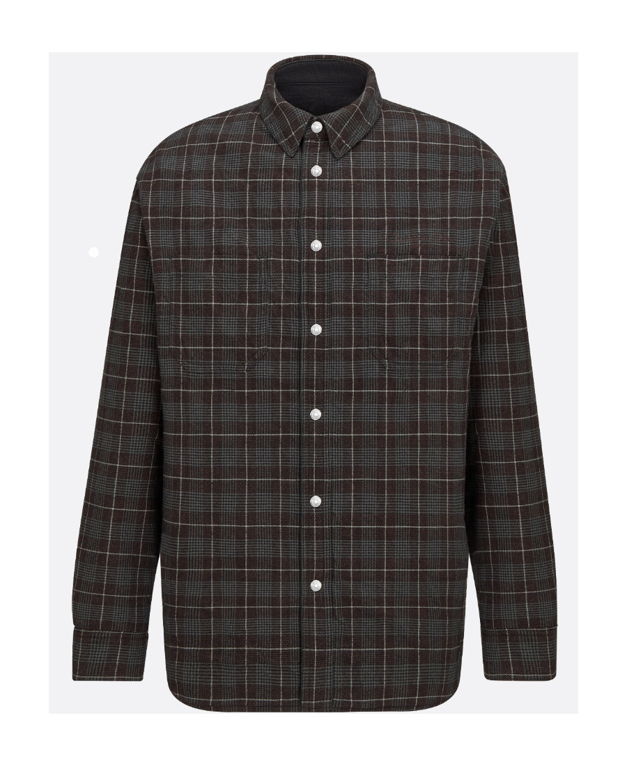 Dior Double-sided Shirt In Black