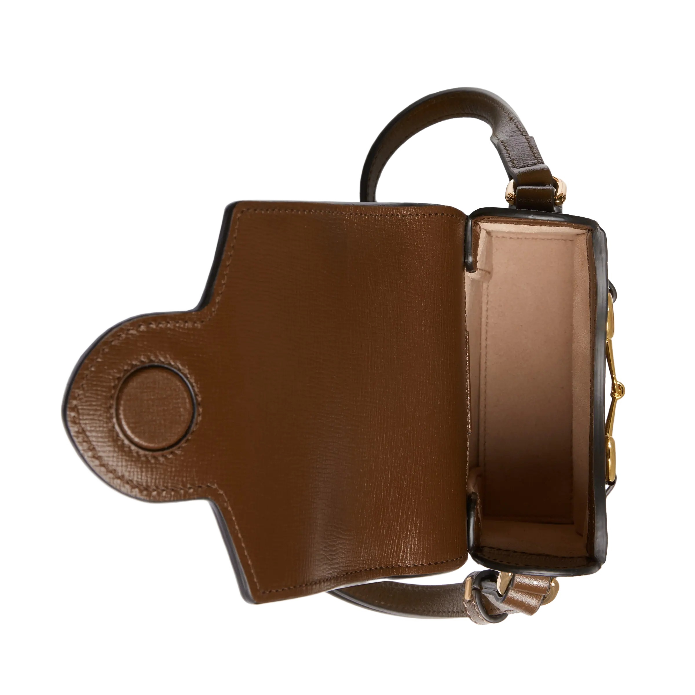 Gucci Horsebit 1955 Mini Bag In Nude