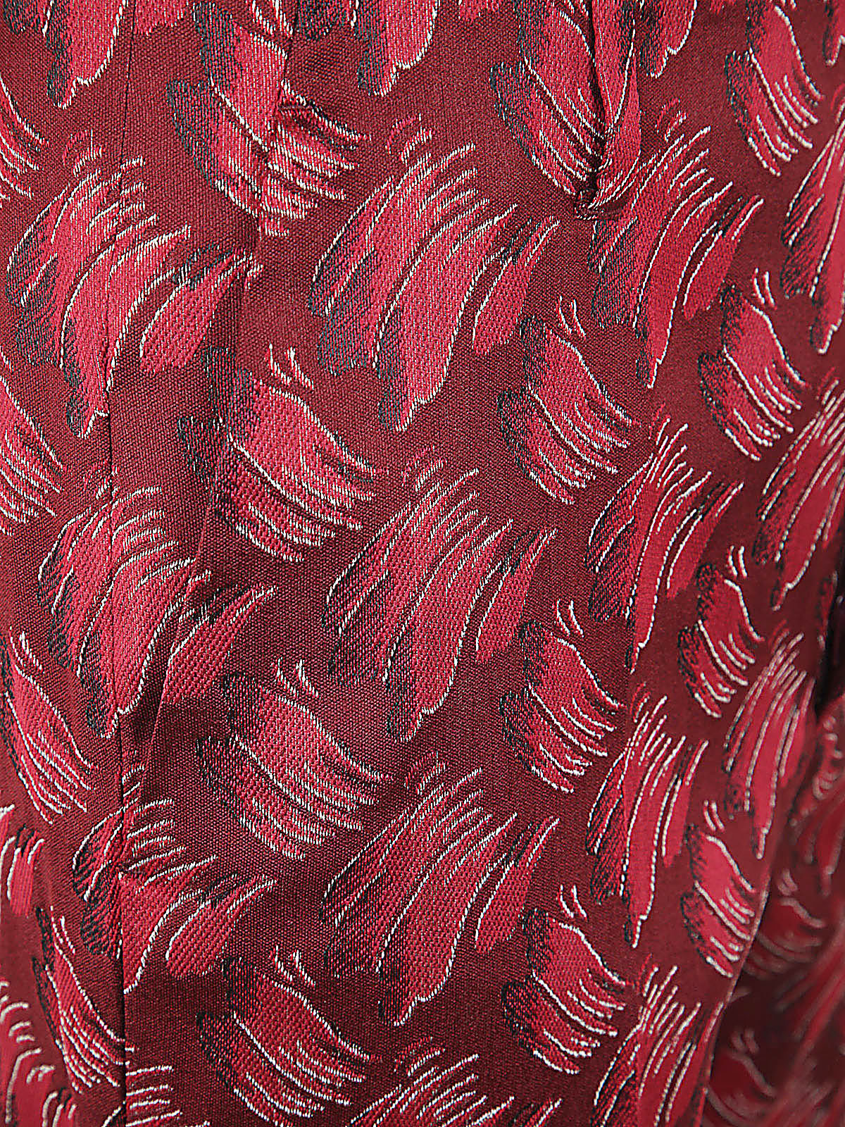 Dries Van Noten Logo Suit Trousers In Red
