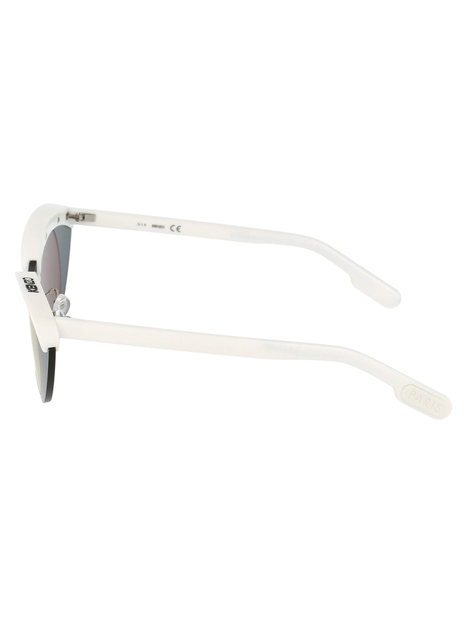 Kenzo Logo Sunglasses In White