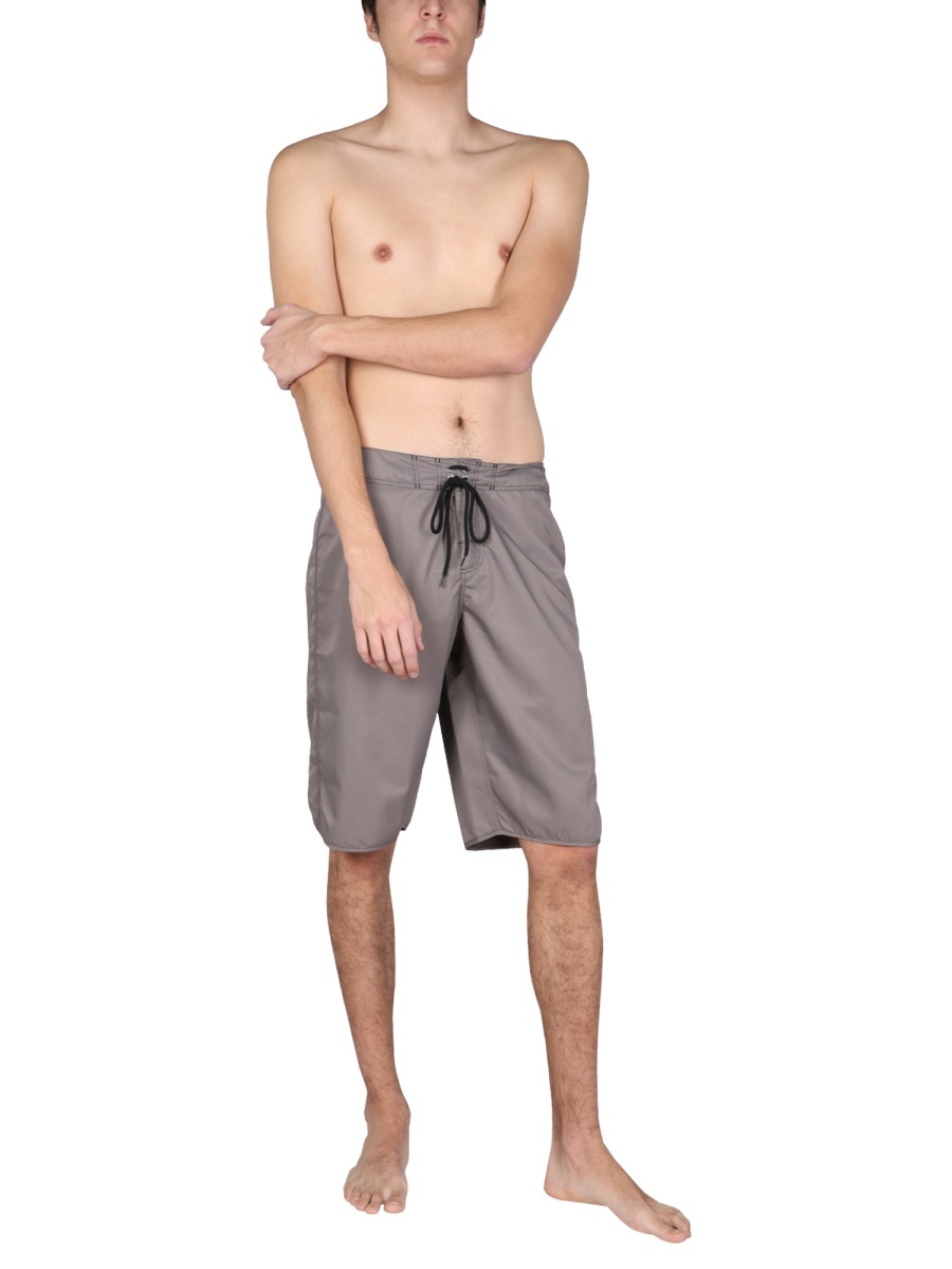 Jil Sander Long Swimsuit In Gray