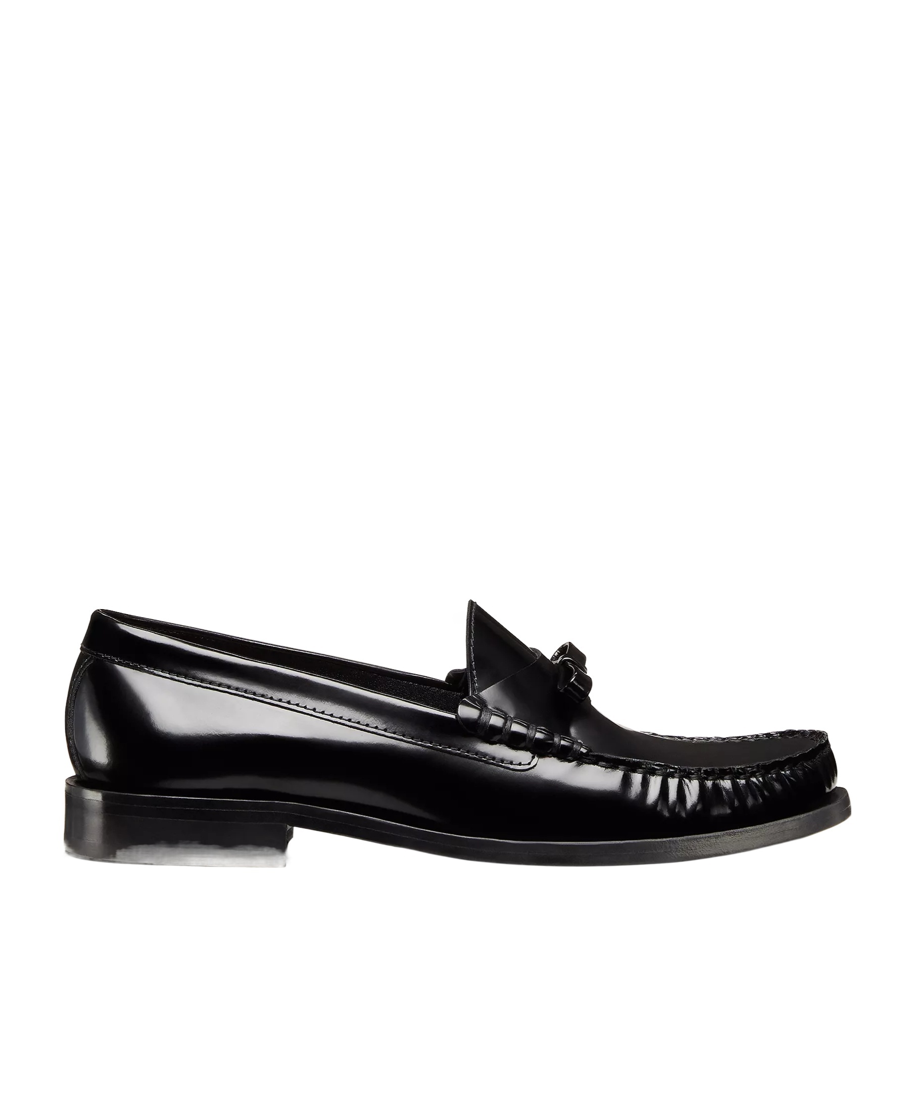 Stuart Weitzman Bow Loafer Tassel Detail In Black