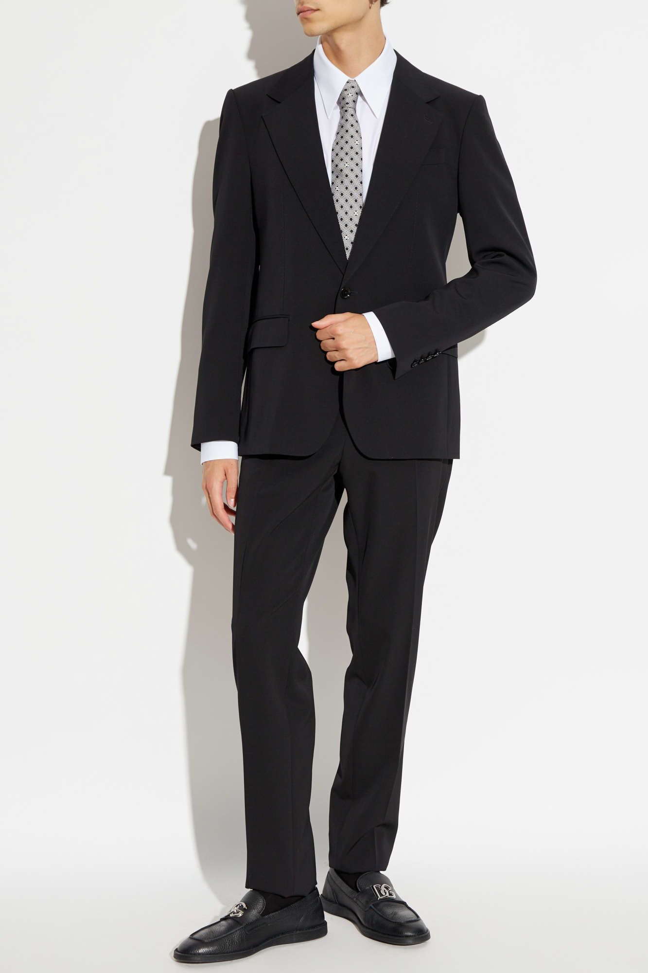 Dolce & Gabbana Single-breasted Blazer In Black