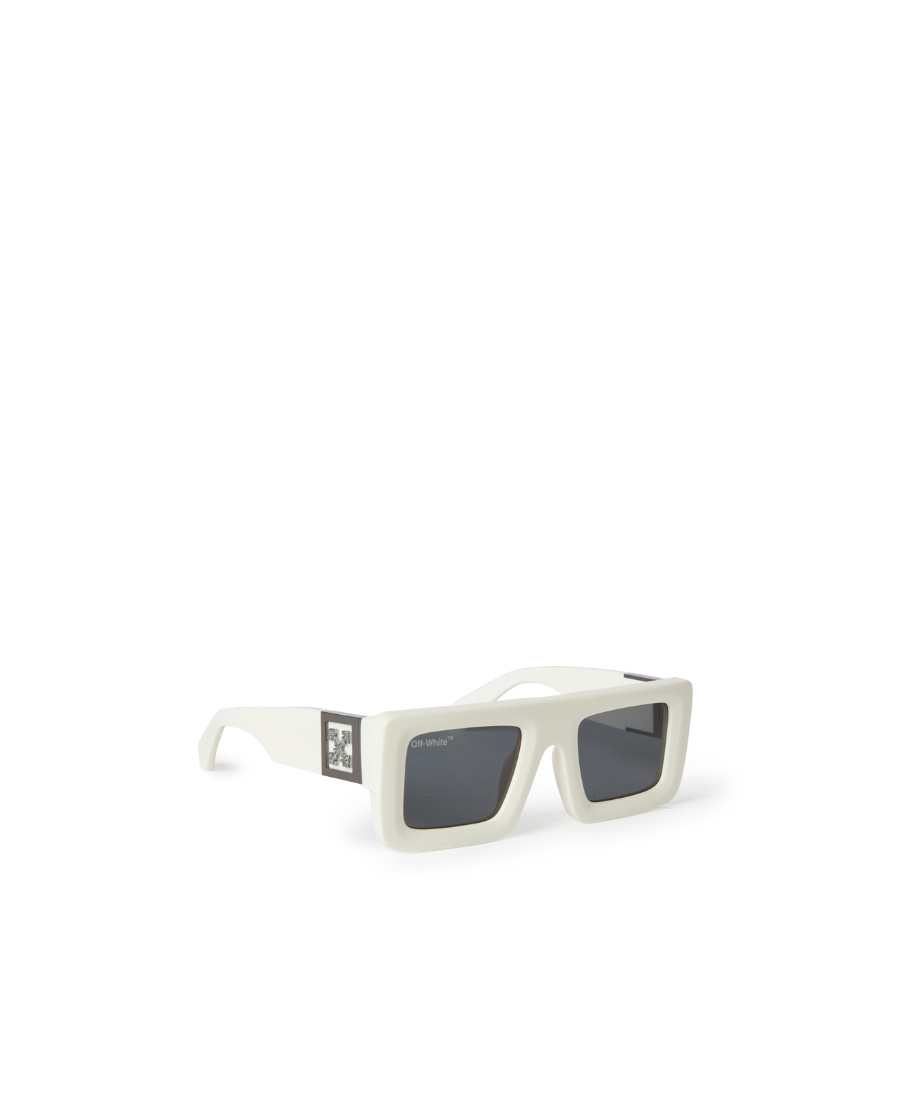 Off-white Logo Sunglasses In White