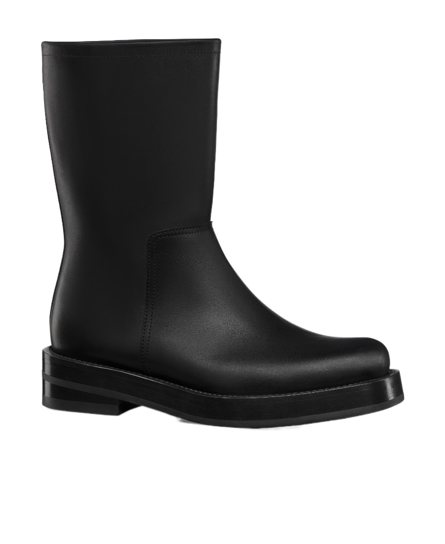 Dior Homme Carlo Square Toe Boots In Black