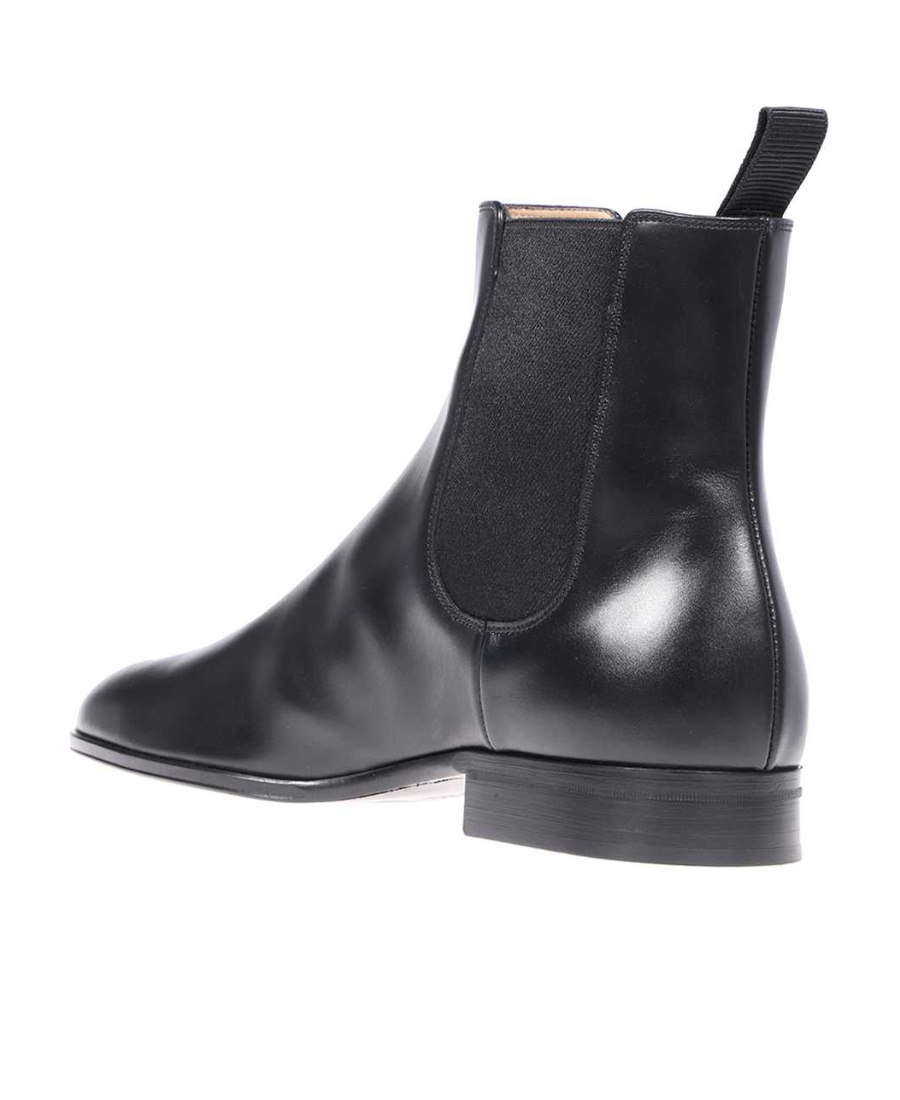 Gianvito Rossi Ankle-length Leather Chelsea Boots In Black