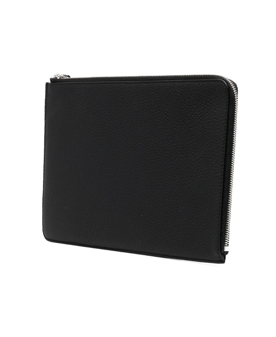 Maison Margiela Stitch-detail Clutch Bag In Black