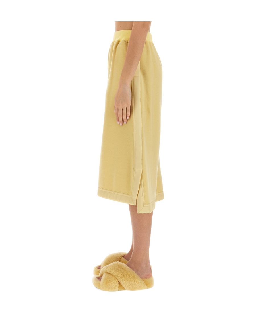 Jil Sander Midi Skirt In Nude