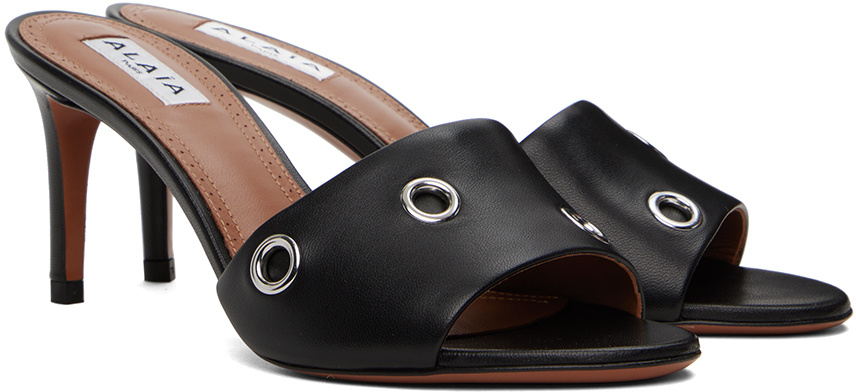Alaïa Oellets High-heeled Sandals In Black