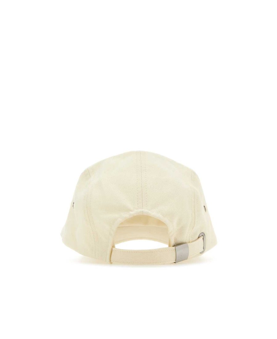 Isabel Marant Ivory Cotton Tedji Baseball Cap In White