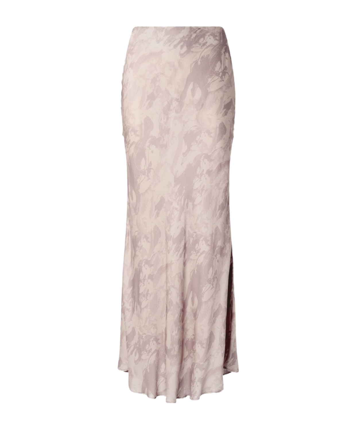 Pinko Soft Viscose Maxi Skirt With Flattering Silhouette In Gray