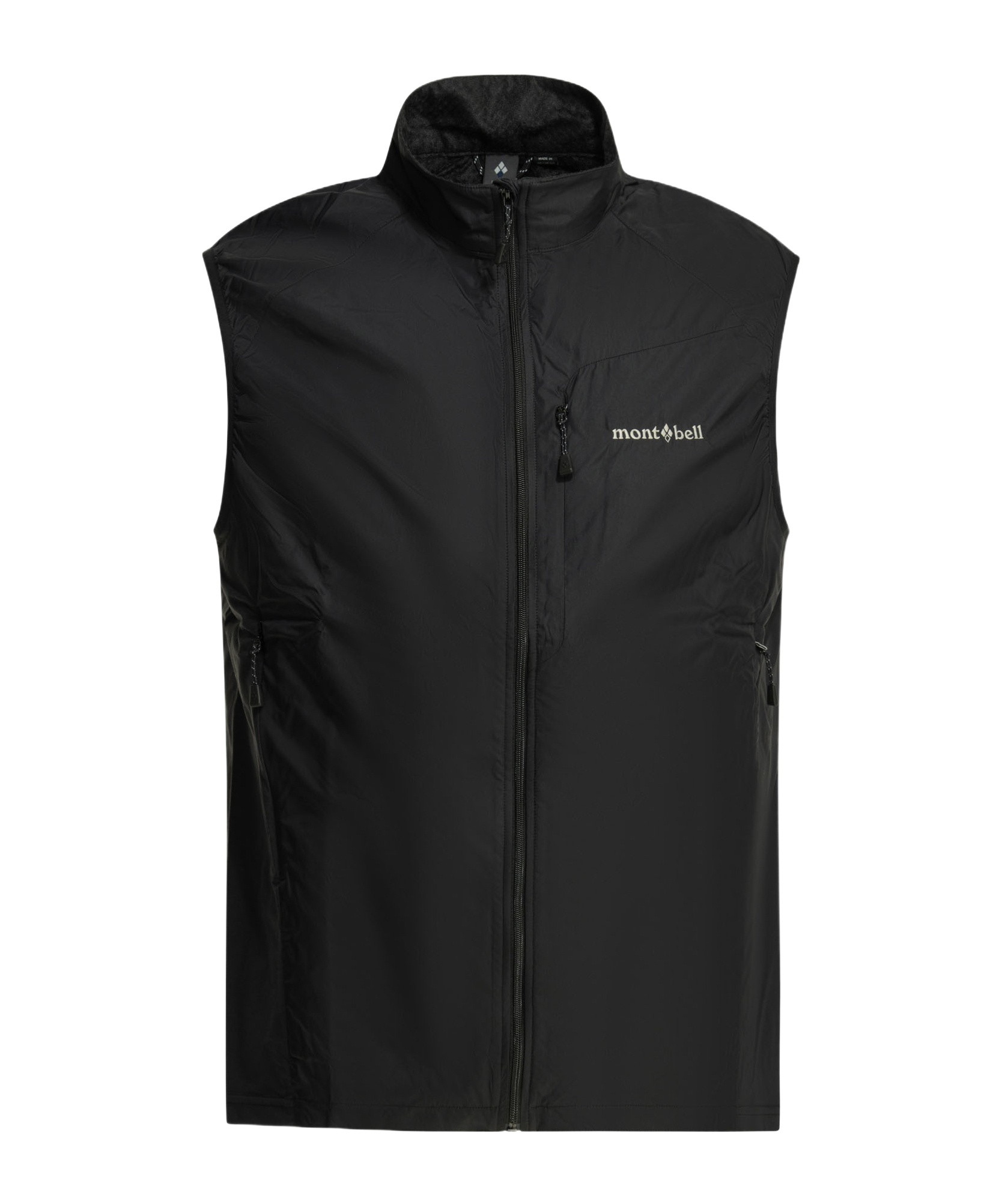 Montbell Stand-collar Vest In Black