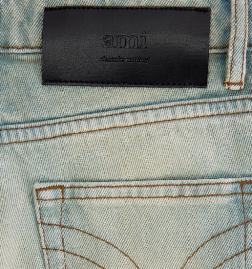 Ami Alexandre Mattiussi Low-rise Bootcut Jeans In Gray