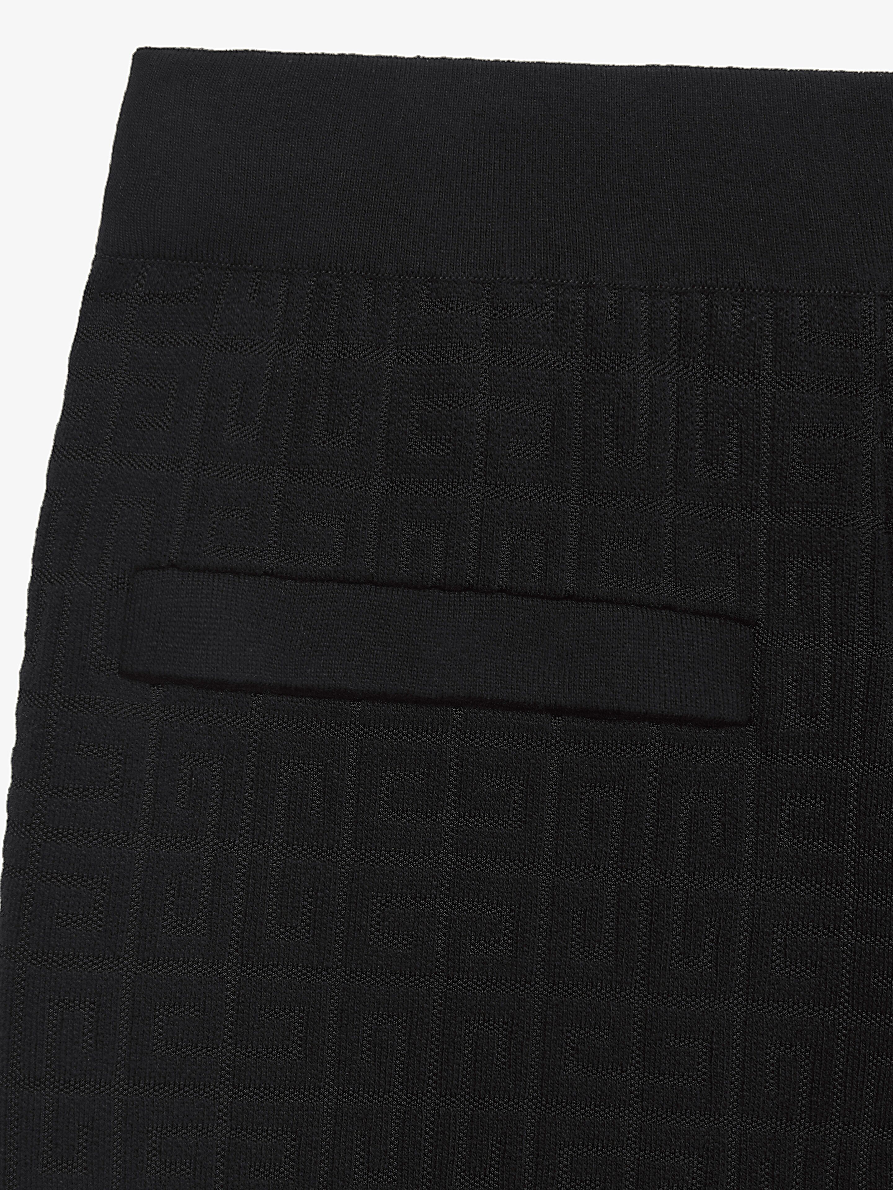 Givenchy 4g Jacquard Jogger Pants In Black