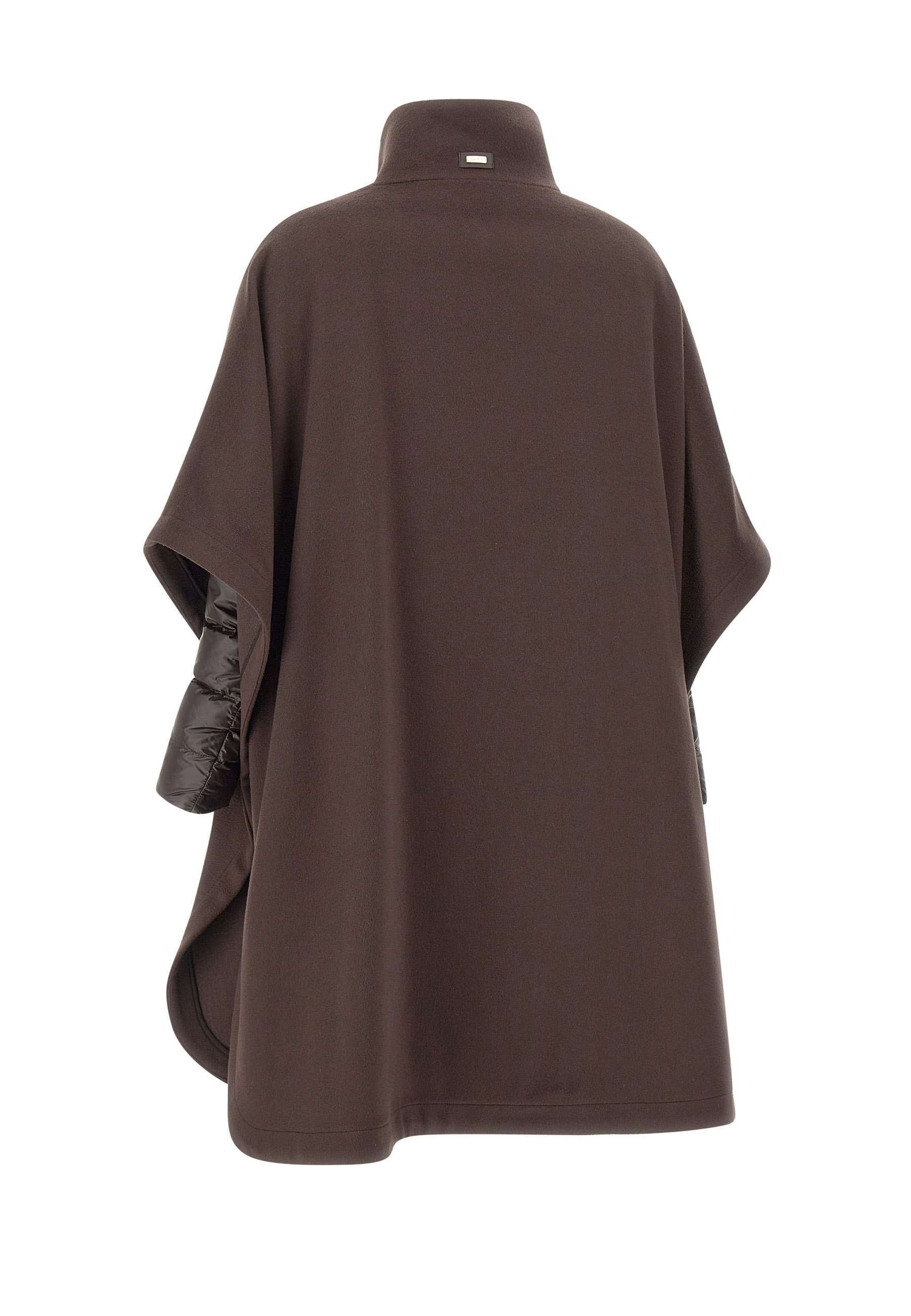 Herno Zipper Down Jacket In Brown