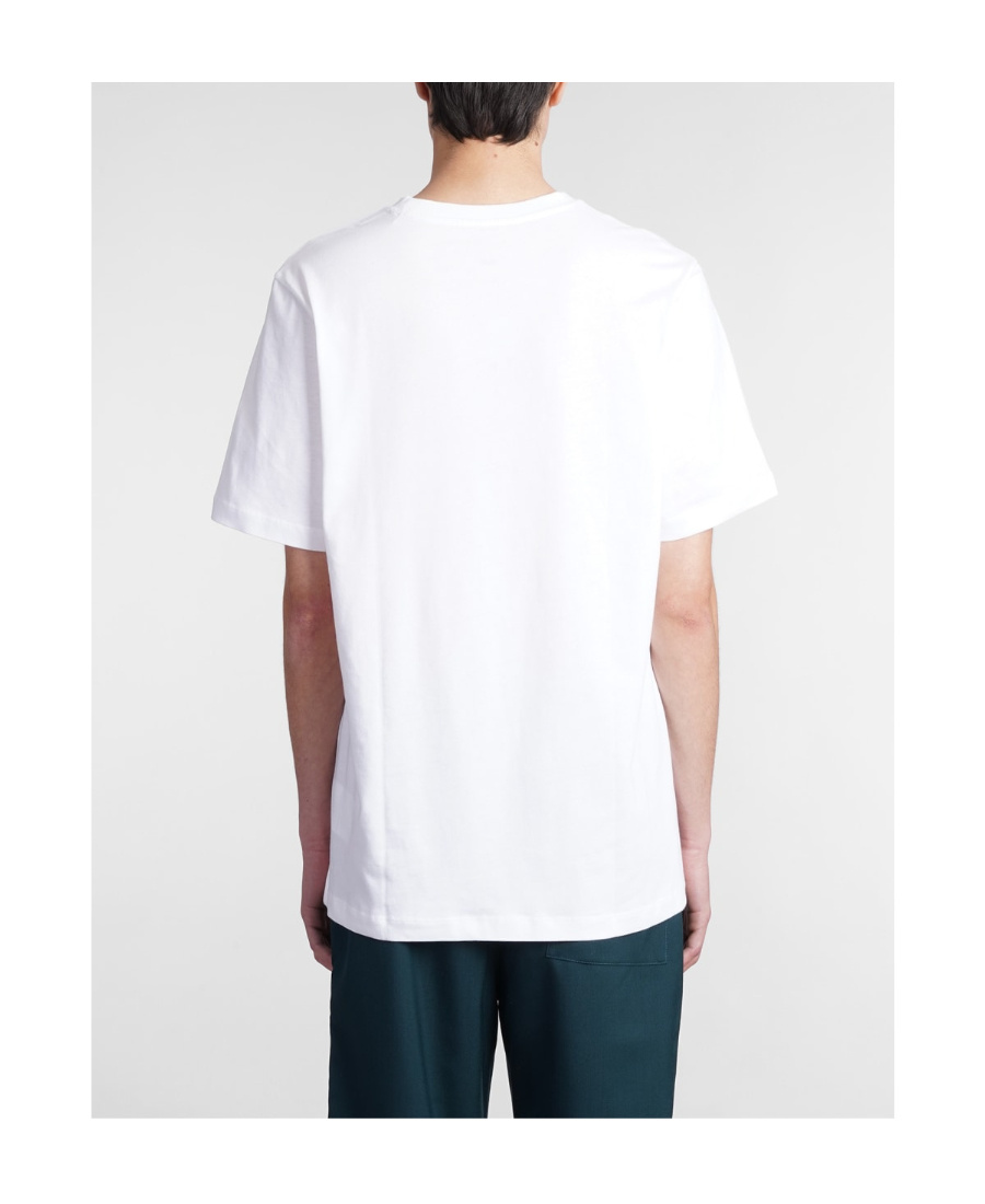 Oamc Logo Print Cotton T-shirt In White