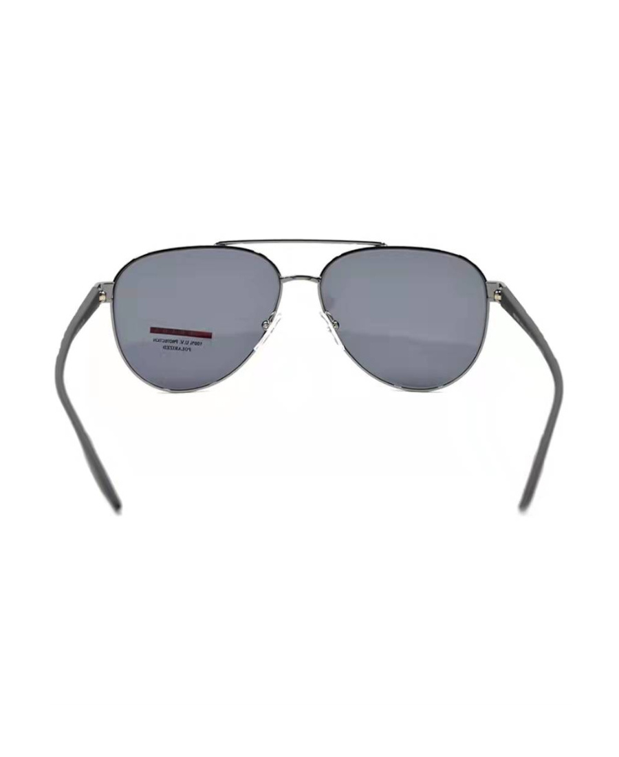 Prada Logo Sunglasses In Gray