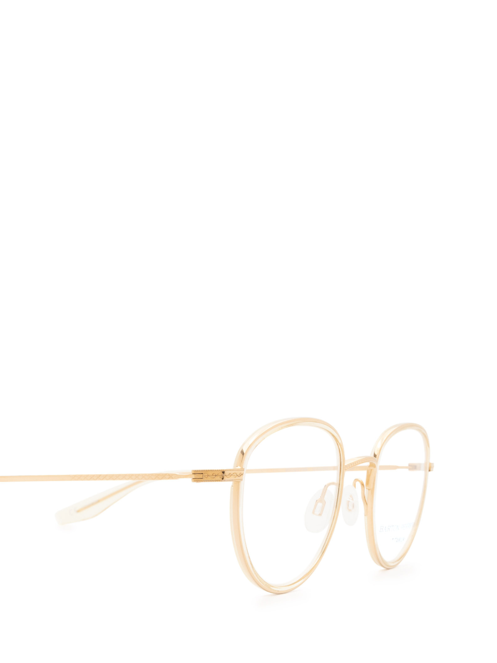 Shop Barton Perreira Logo Glasses In Nude