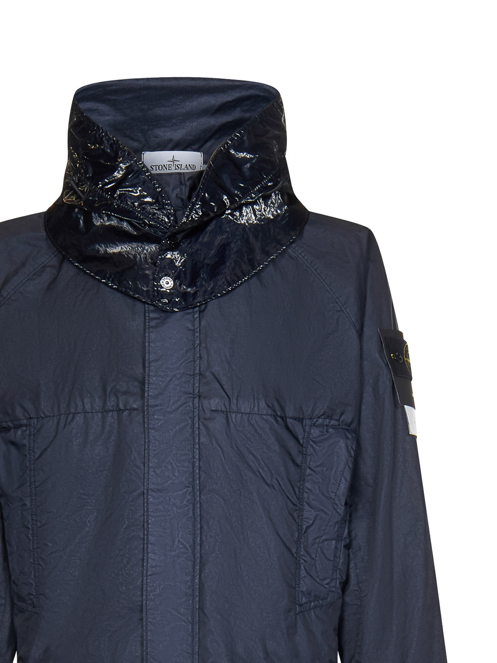 STONE ISLAND HOODED CASUAL JACKET 