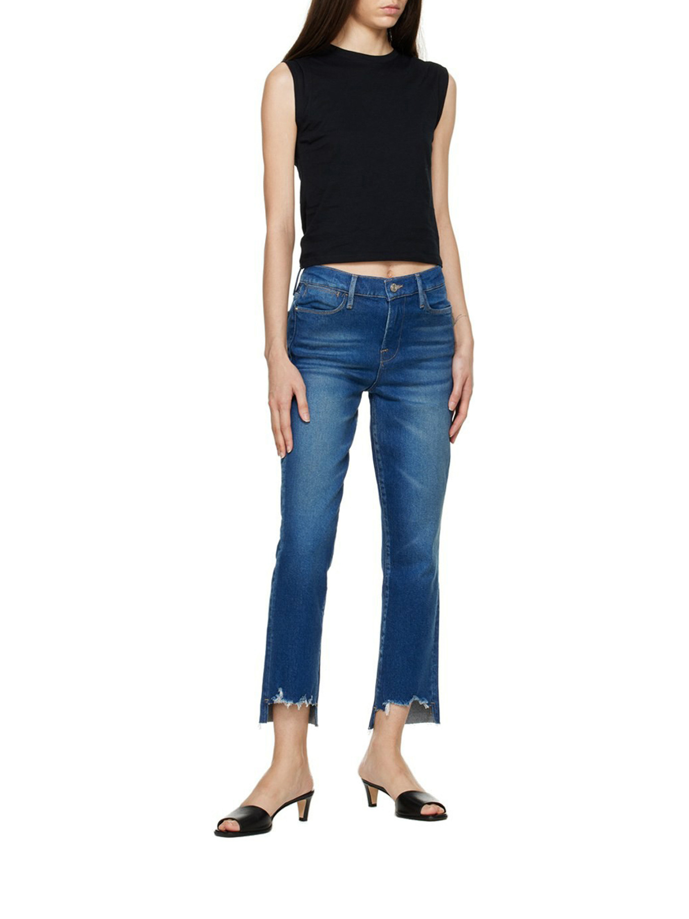 FRAME LE CROP MINI BOOT JEANS