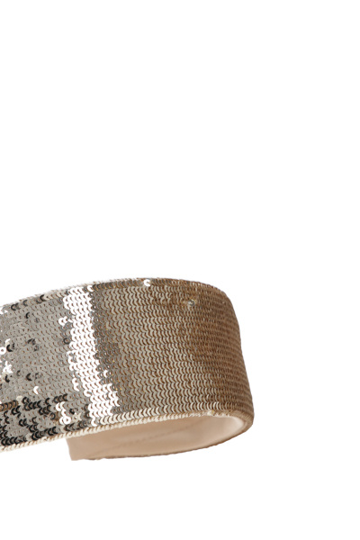 Miu Miu Sequin-embellished Wide Headband In Yellow
