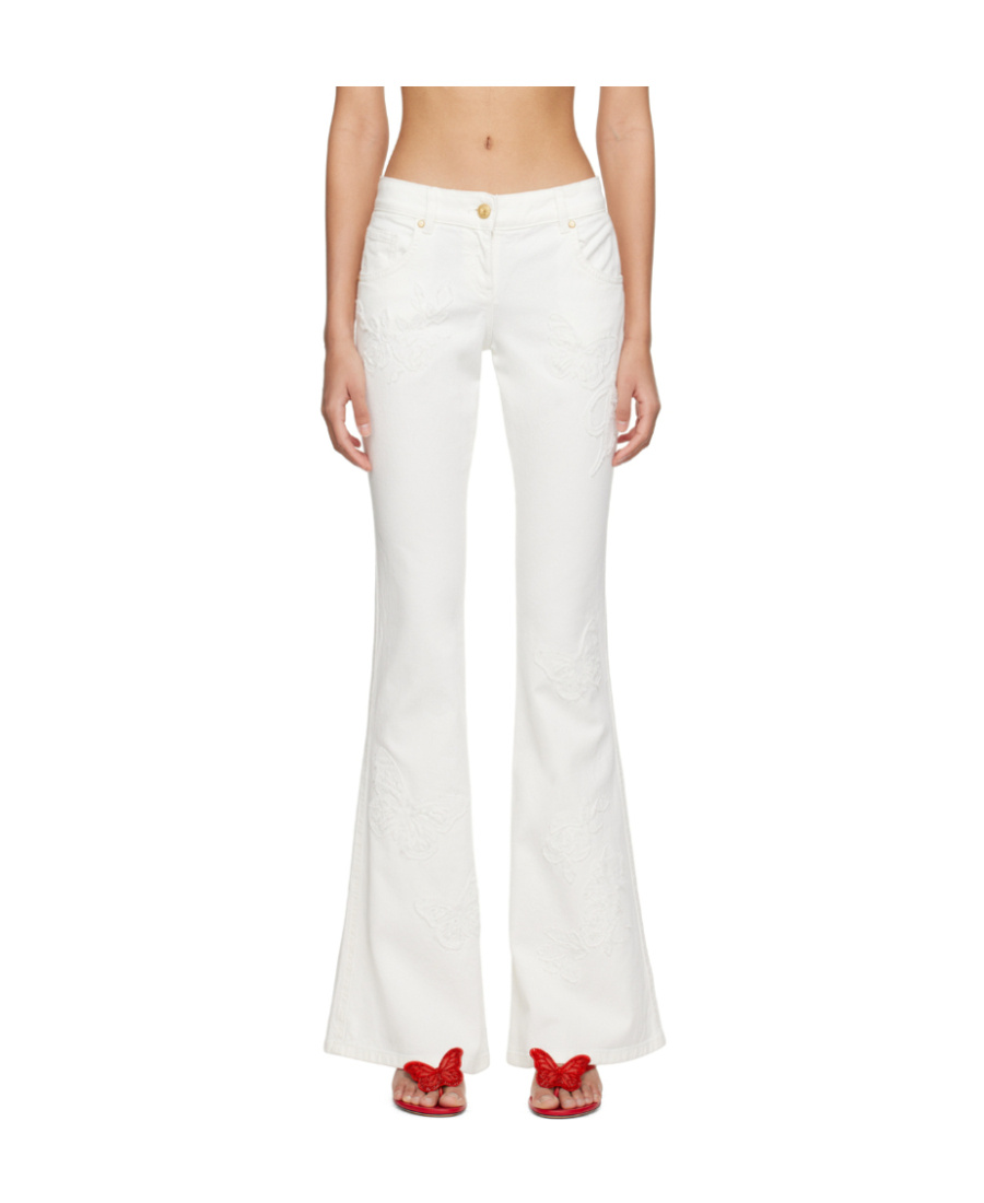 Blumarine Straight-leg Jeans In White