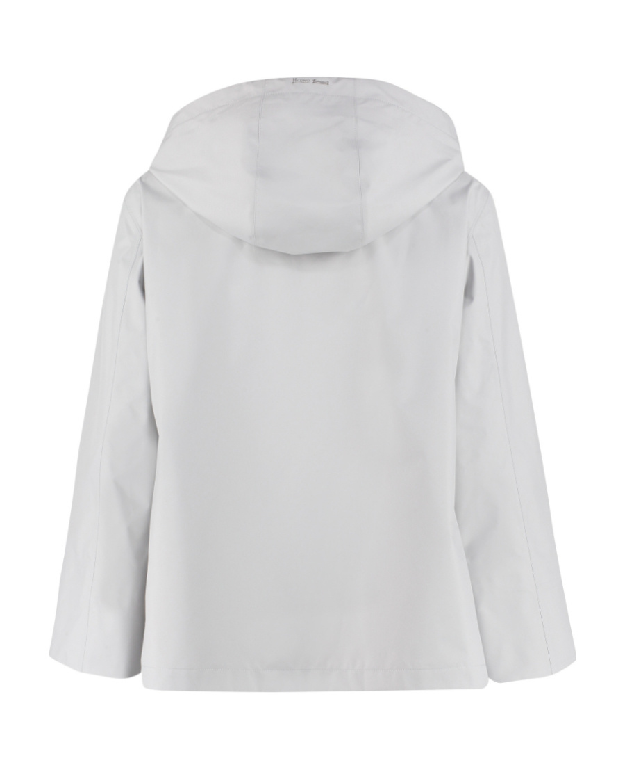 Herno Woman Jacket Light Grey Size 8 Polyester In Gray