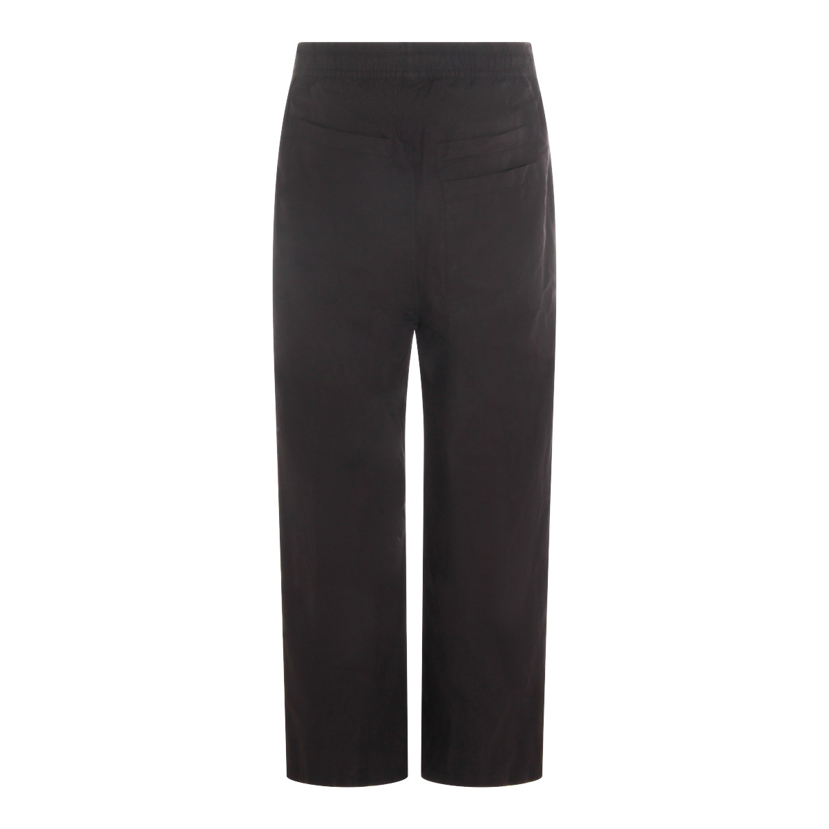 Thom Krom Elasticated-waist Straight-leg Trousers In Black