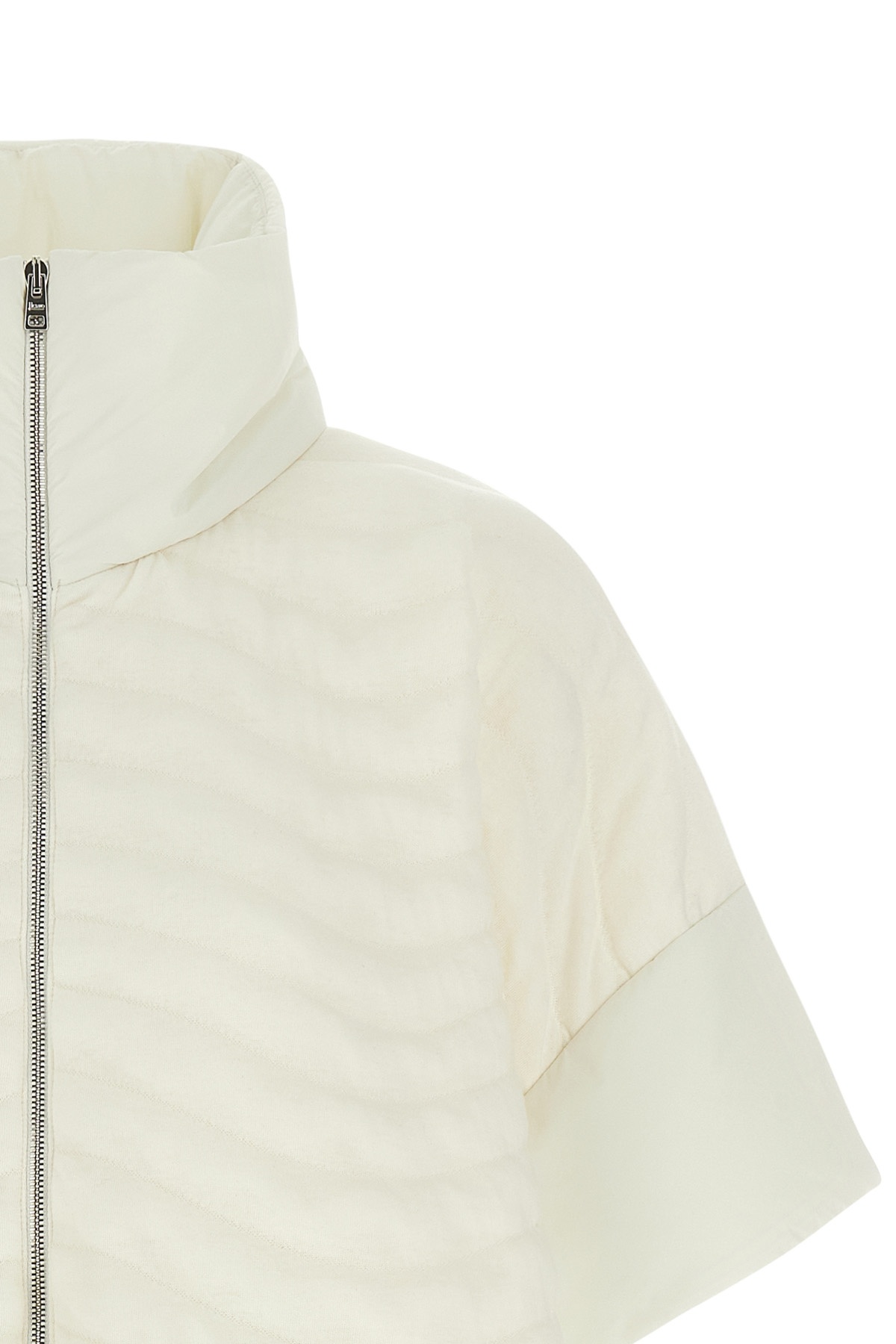 Herno Short-sleeved Casual Jacket In White