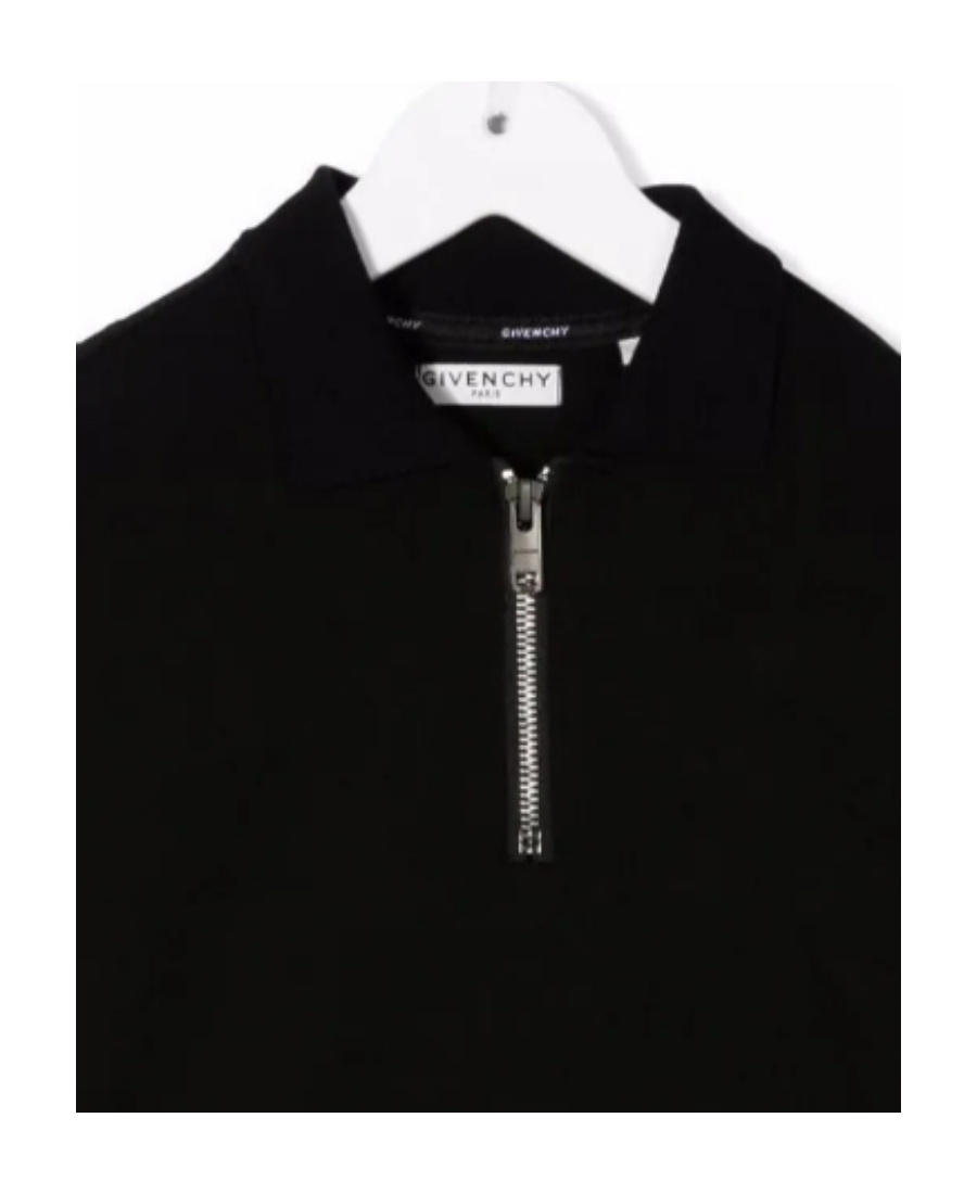 Givenchy Lapel Polo Shirt In Black