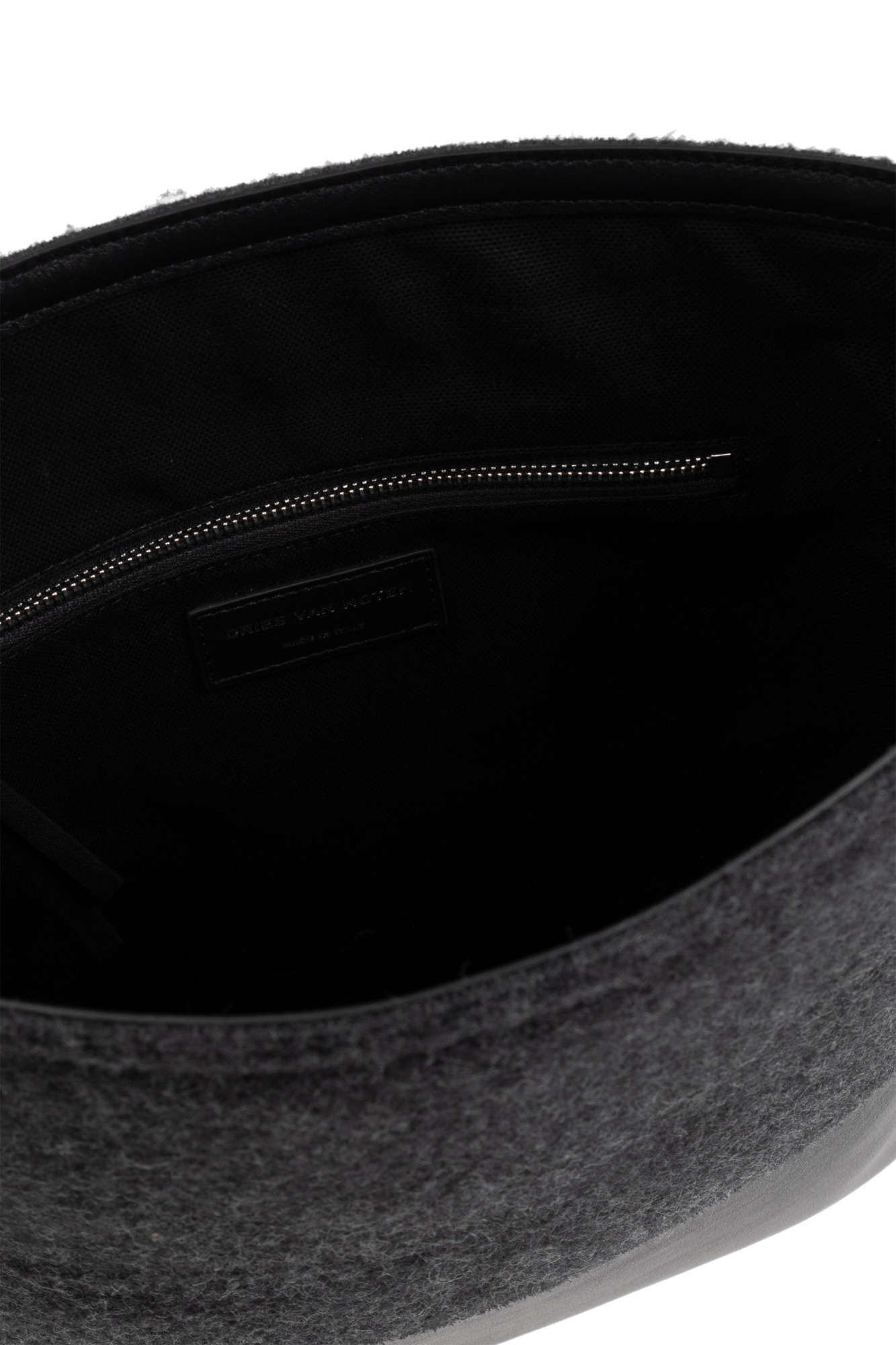 Dries Van Noten Rectangular Shoulder Bag In Black