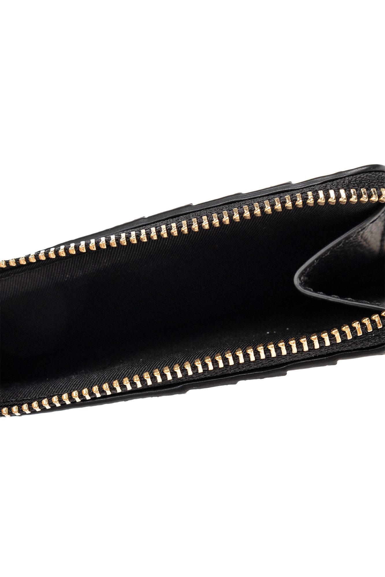 Shop Tory Burch Robinson Colour-block Zip-fastening Wallet In Black