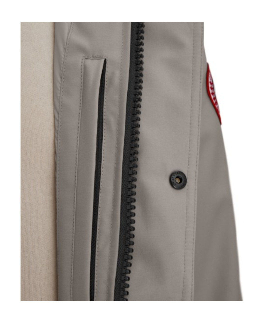Canada Goose Lockeport Hooded Jacket In Gray