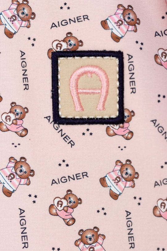 Aigner Long-sleeved Jumpsuit In Pink