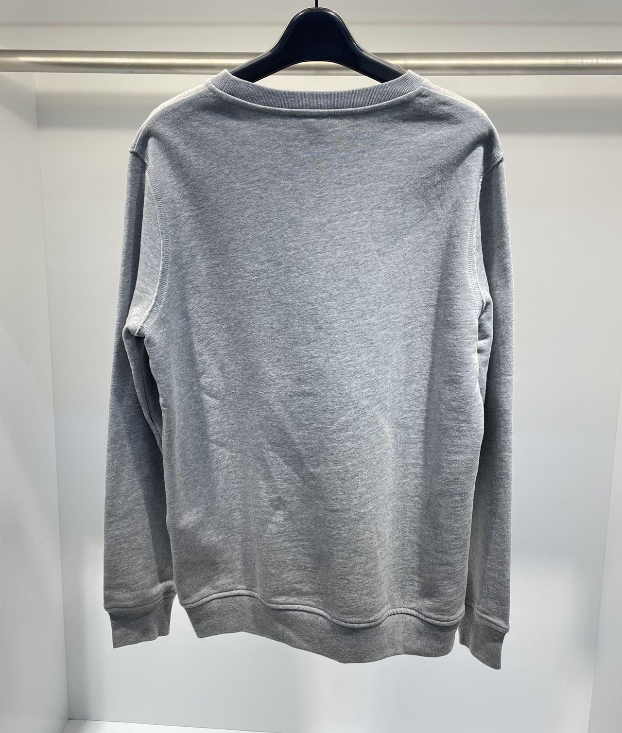Mcq By Alexander Mcqueen Long-sleeved Sweater In Gray