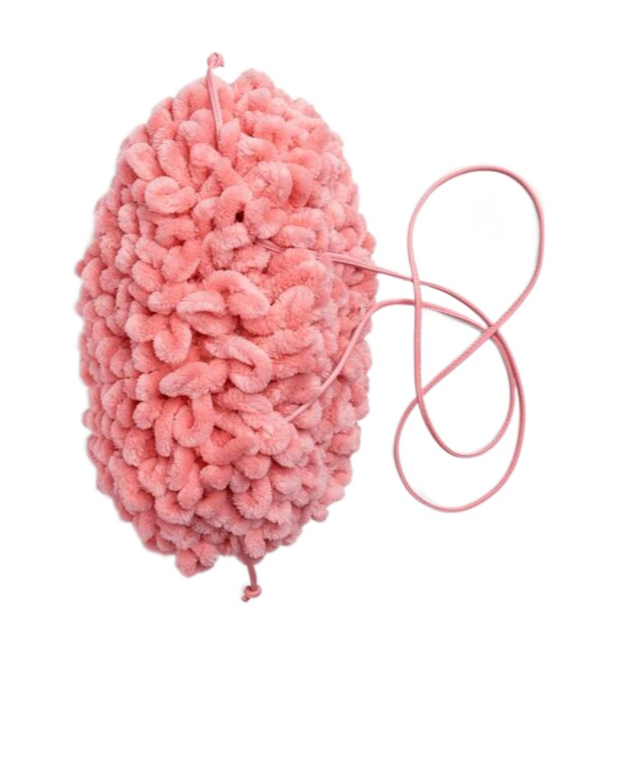 Bottega Veneta Mop-effect Single-strap Clutch In Pink