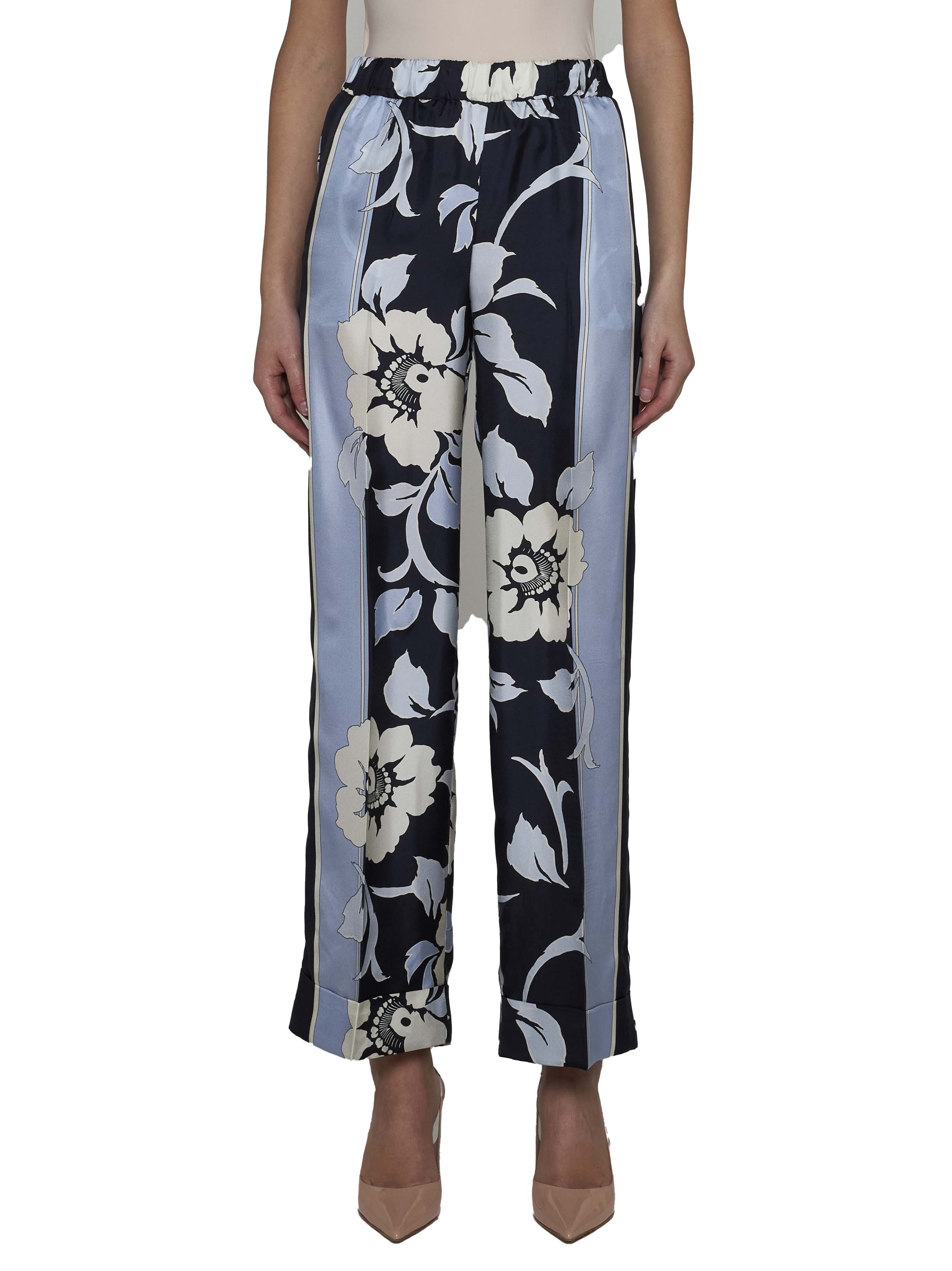 P.a.r.o.s.h P. A.r. O.s. H. Woman Pants Midnight Blue Size S Silk In Black
