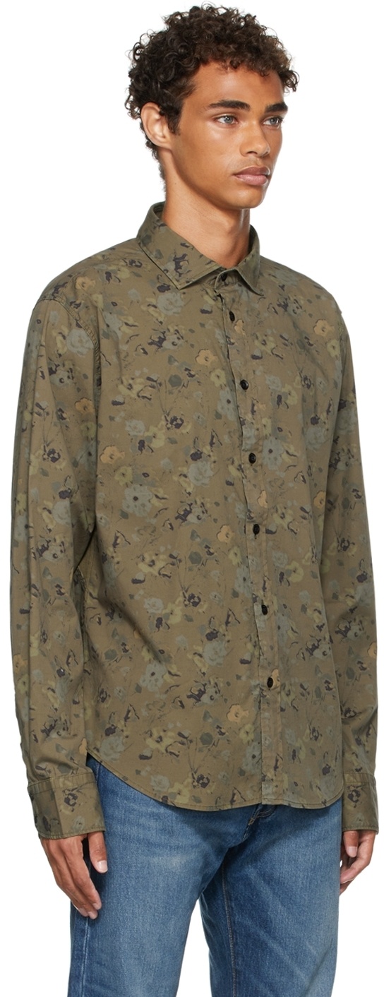 Rag & Bone Pursuit Rove Button-up Shirt In Green