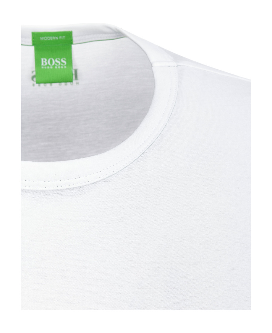 Hugo Boss Logo Details T-shirt In White