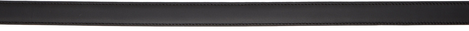 A.p.c. Logo Thin Belt In Black