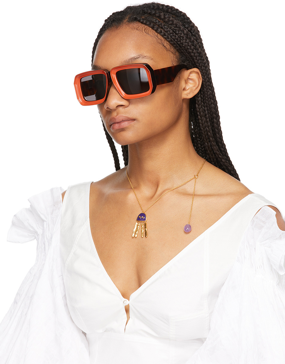 Loewe Square-frame Two-tone Sunglasses