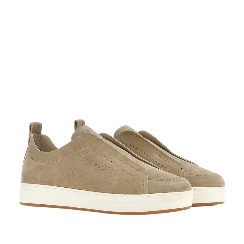 Hogan H-tv Low-cut Casual Shoes In Nude