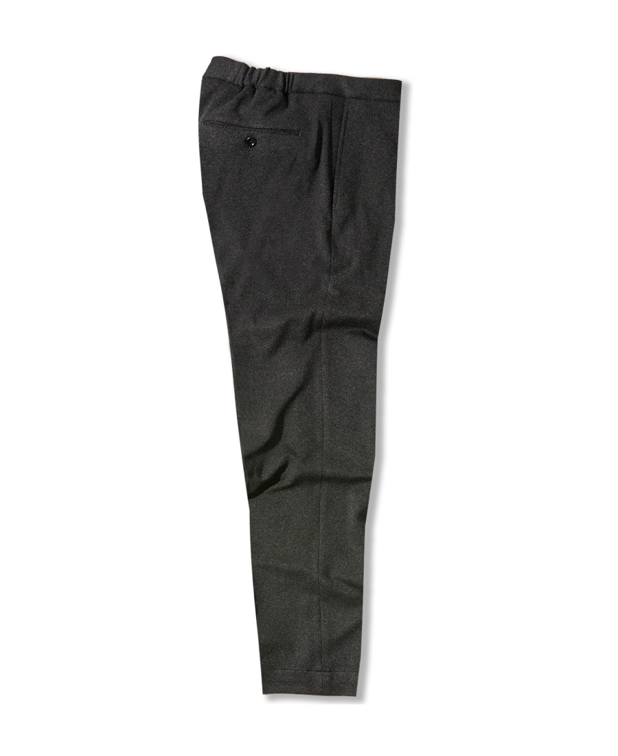 Incotex Mixed Color Straight Trousers In Black